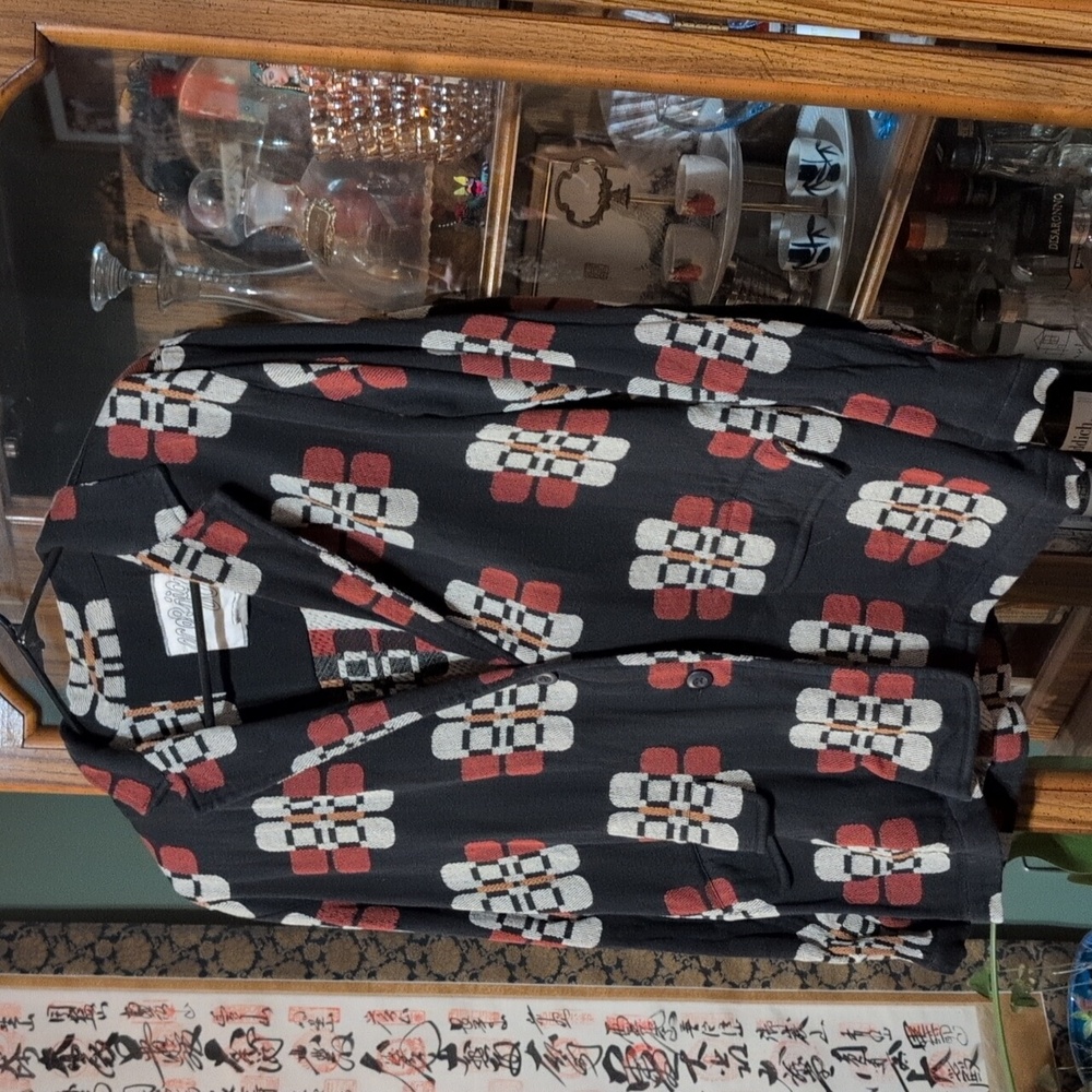 Ian Jacket In Lotus Print - Picture 2 of 5